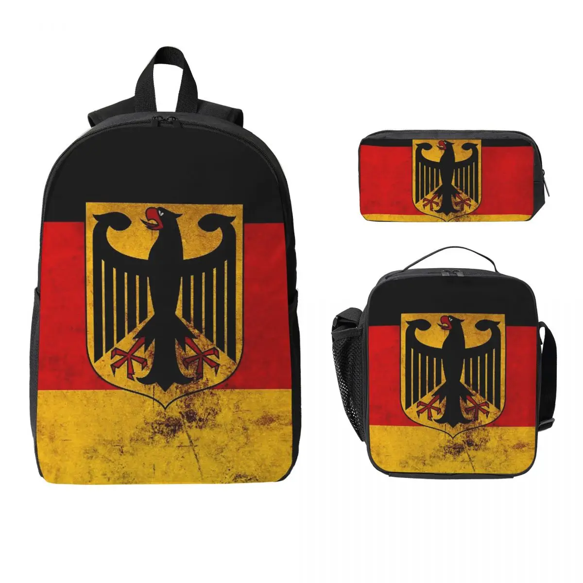 German DK Reich Empire Of Flag Backpack Boys Girls BookBag School Bag Laptop Shoulder Bags 3ps Insulated Lunch Bag Pencil Case
German DK Reich Empire Of Flag Backpack Boys Girls BookBag School Bag Laptop Shoulder Bags 3ps Insulated Lunch Bag Pencil Case
