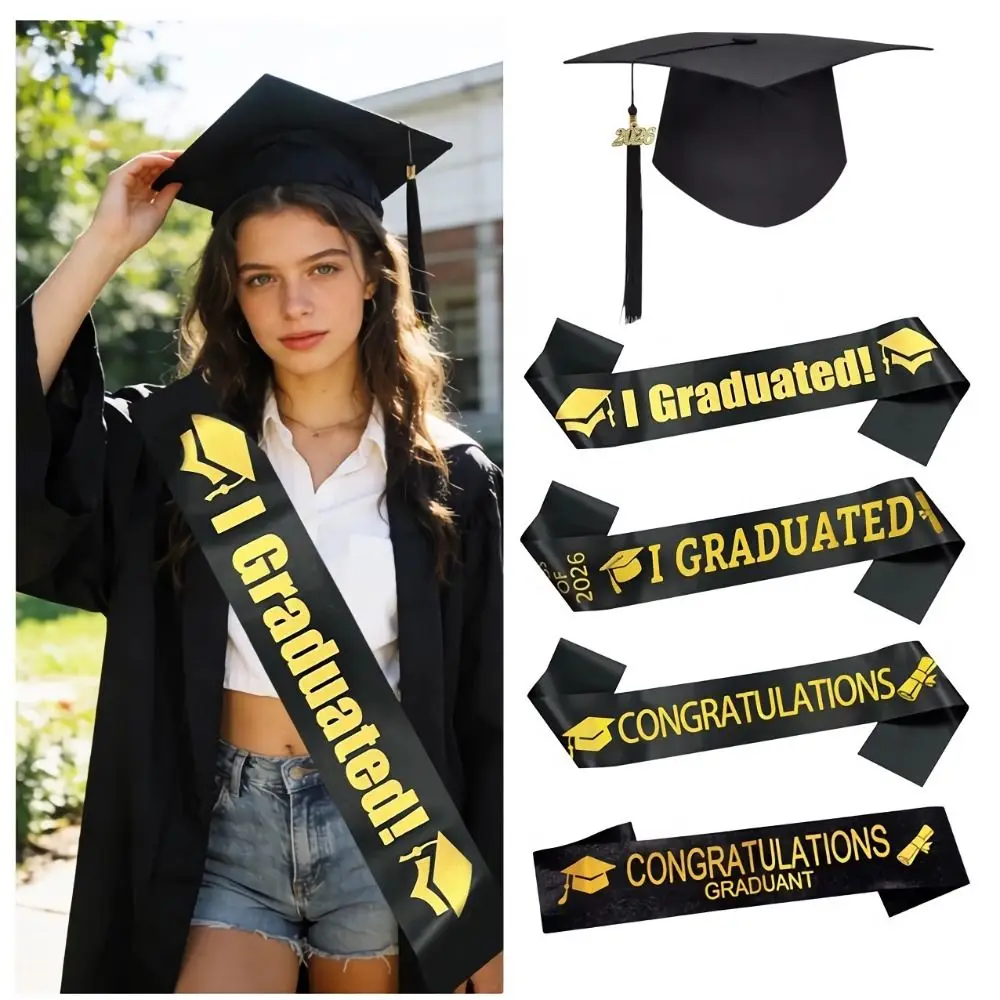Bachelor Degree Polyester Graduation Cap Black Elastic Strap Bachelor Cap Matte Finish Graduation Set Photo Props
Bachelor Degree Polyester Graduation Cap Black Elastic Strap Bachelor Cap Matte Finish Graduation Set Photo Props