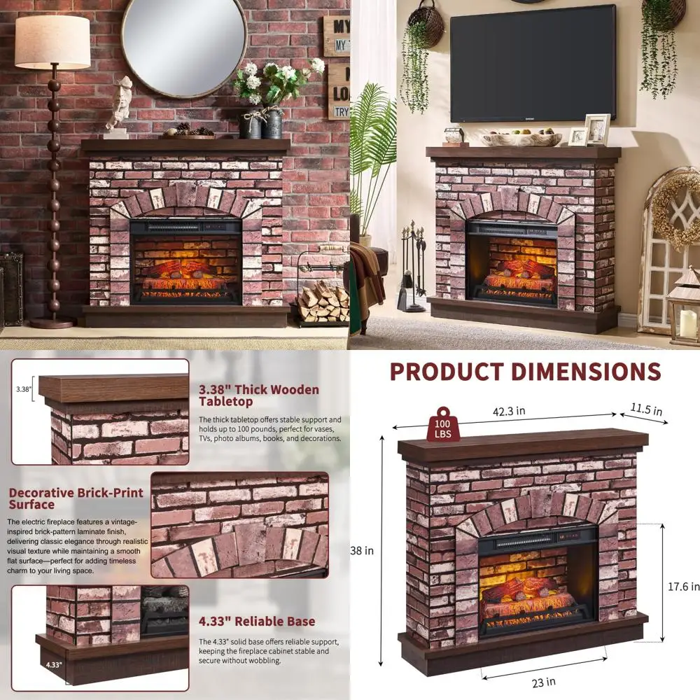 Электрическая подставка для телевизора в стиле фермерского дома с 23-нагревателем и пультом дистанционного управления
Электрическая подставка для телевизора в стиле фермерского дома с 23-нагревателем и пультом дистанционного управления