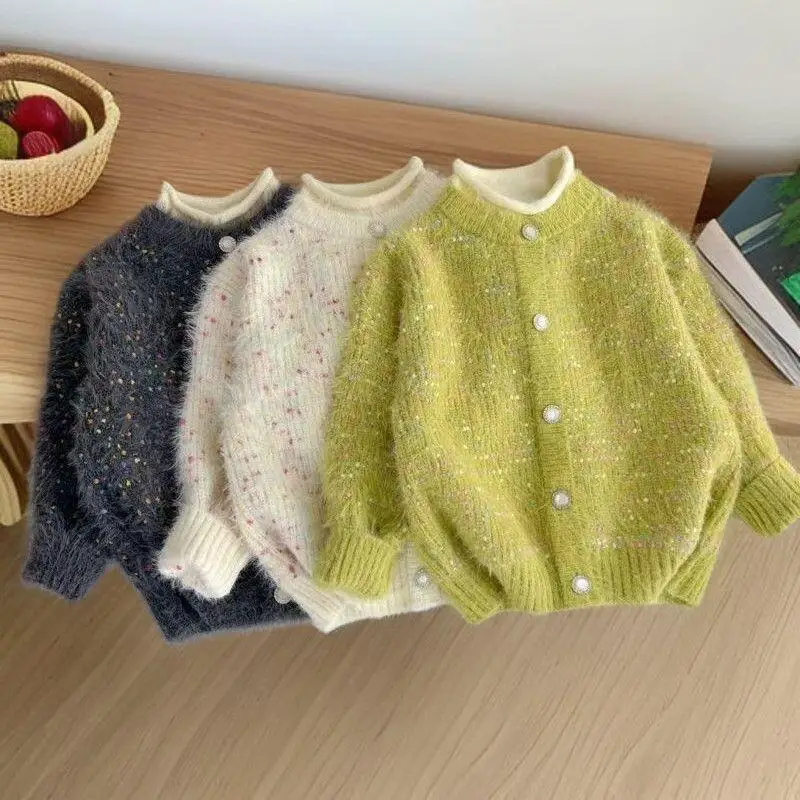 Вязаный свитер для девочек, весна-осень-зима, однотонный пуловер с круглым вырезом, топы с длинными рукавами, удобные модные топы для детей 4–12 лет
Вязаный свитер для девочек, весна-осень-зима, однотонный пуловер с круглым вырезом, топы с длинными рукавами, удобные модные топы для детей 4–12 лет