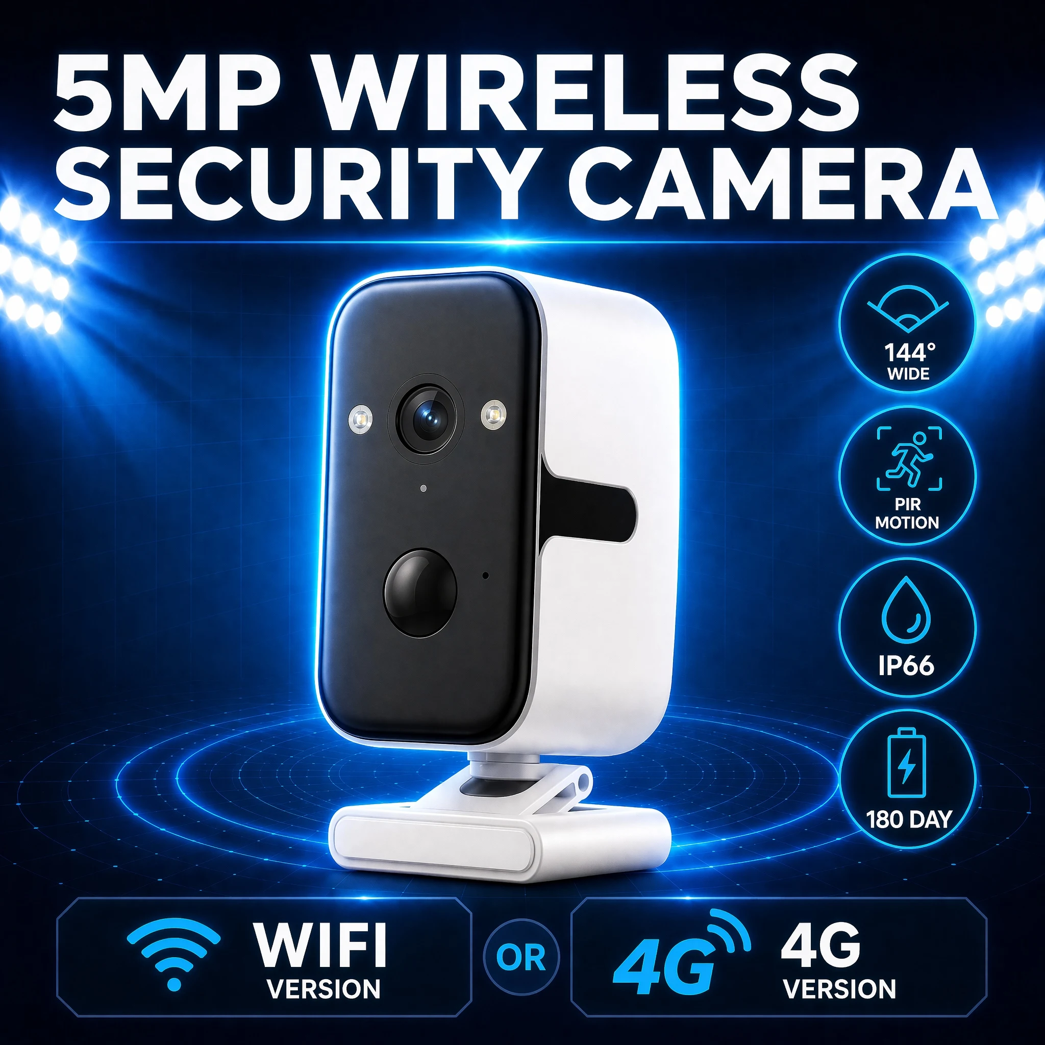 OKAM PRO 4G WiFi Solar Camera HD 5MP IP CCTV 5000mAh Color Night Vision Waterproof Motion Tracking Intercom Wireless PTZ Camera
OKAM PRO 4G WiFi Solar Camera HD 5MP IP CCTV 5000mAh Color Night Vision Waterproof Motion Tracking Intercom Wireless PTZ Camera