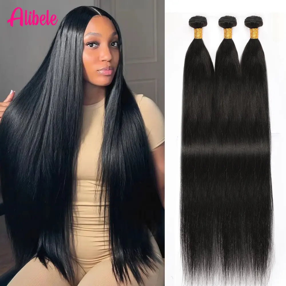 Alibele, прямые пучки человеческих волос, 12A, бирманские прямые плетения, наращивание волос для женщин, 1/3/4 пучка, предложение 1B, волосы Remy, 30 дюймов
Alibele, прямые пучки человеческих волос, 12A, бирманские прямые плетения, наращивание волос для женщин, 1/3/4 пучка, предложение 1B, волосы Remy, 30 дюймов