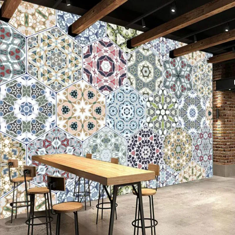 European retro bohemian style ethnic pattern Wallpaper for Walls 3d Wall Paper TV Background Painting Mural Wallpapers decorate
European retro bohemian style ethnic pattern Wallpaper for Walls 3d Wall Paper TV Background Painting Mural Wallpapers decorate