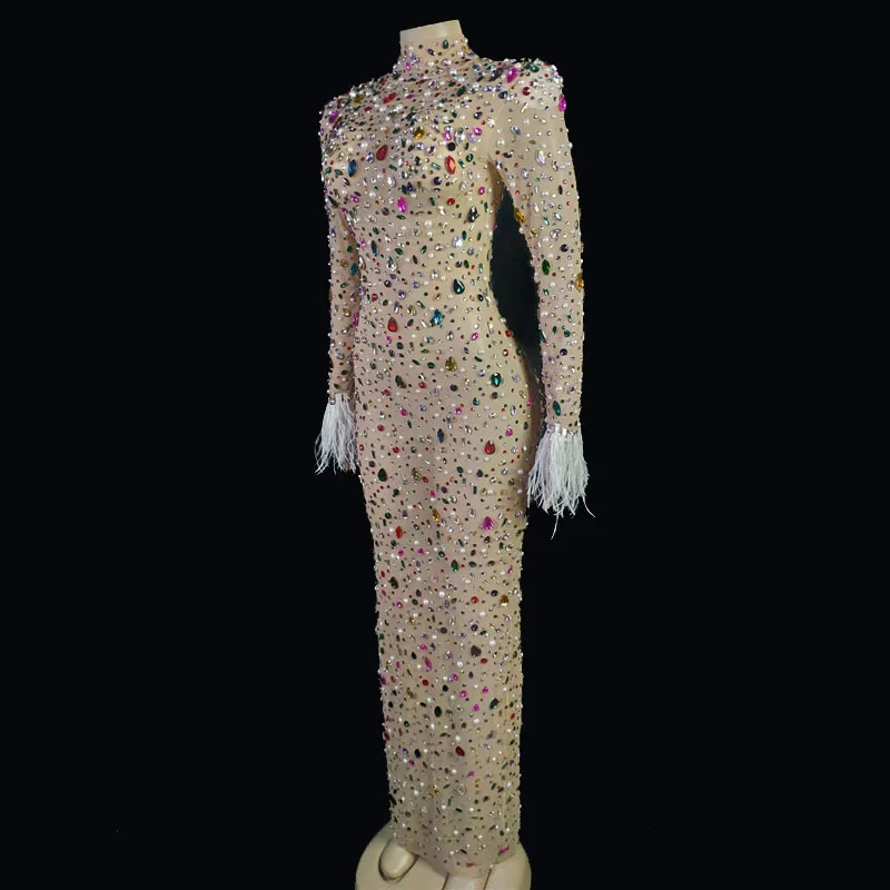 Europe and the United States cross-border hot sale fashion multi-color crystal pearl fringed zipper long sleeve party dance dres
Europe and the United States cross-border hot sale fashion multi-color crystal pearl fringed zipper long sleeve party dance dres