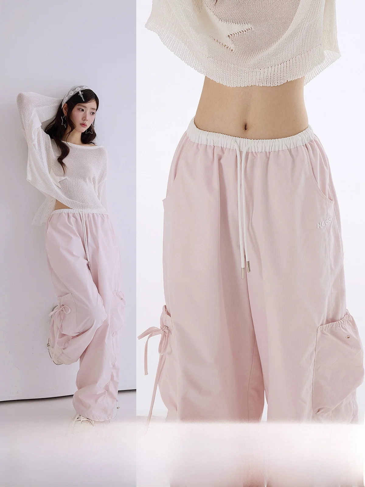 Dopamine Pink Workwear Pants Quick Dry Embroidered Patch Casual Loose Dancing Wide Leg Pants Women Spring Season Natural Waist
Dopamine Pink Workwear Pants Quick Dry Embroidered Patch Casual Loose Dancing Wide Leg Pants Women Spring Season Natural Waist