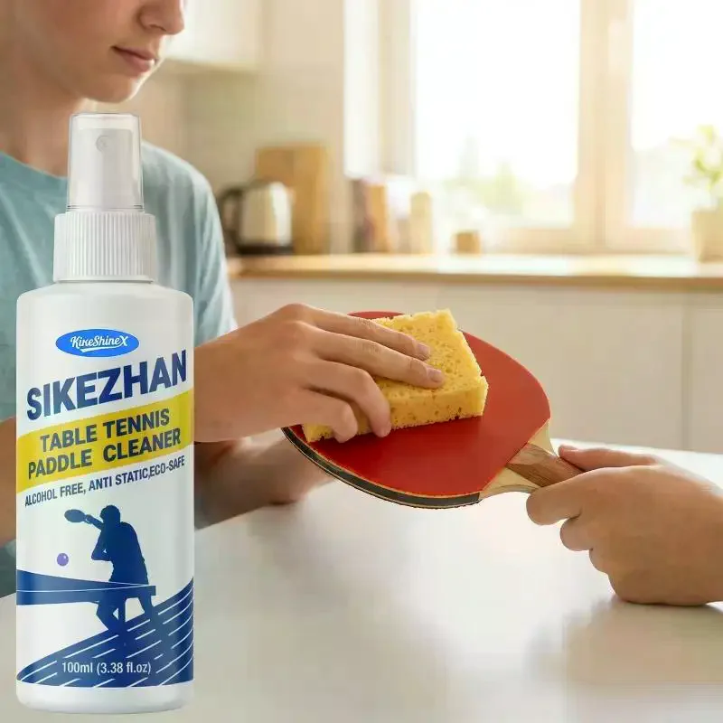 Table Tennis Paddle Care Cleaner Spray Removes Dust Restores Tackiness With Sponge For Long Lasting Performance
Table Tennis Paddle Care Cleaner Spray Removes Dust Restores Tackiness With Sponge For Long Lasting Performance