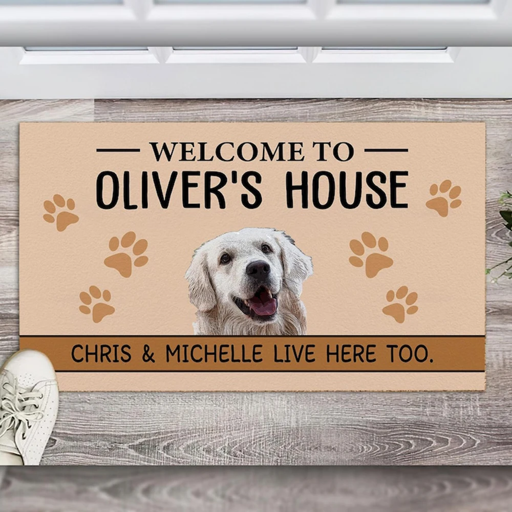 Custom Dog Photo Welcome Mat Personalized Dog Doormat Dog Lovers Gift Welcome Home Mat Dog Mom Dad Gift Housewarming Non Slip
Custom Dog Photo Welcome Mat Personalized Dog Doormat Dog Lovers Gift Welcome Home Mat Dog Mom Dad Gift Housewarming Non Slip