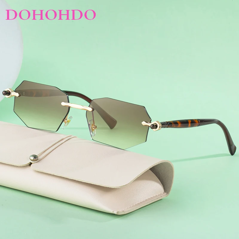 Popular Rimless Polygonal Women Sunglasses Retro Luxury Design Men Shades Outdoor Travel Driving Ladies Sunglasses Lentes UV400
Popular Rimless Polygonal Women Sunglasses Retro Luxury Design Men Shades Outdoor Travel Driving Ladies Sunglasses Lentes UV400