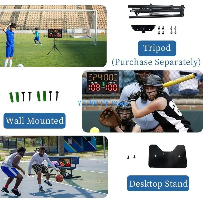 G6DE Rechargeable Football Basketball Sports Scoreboard With Bright Display And Timer
G6DE Rechargeable Football Basketball Sports Scoreboard With Bright Display And Timer