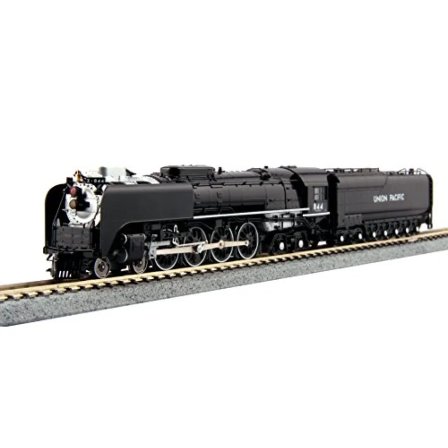 N Scale Union Pacific FEF-3 Steam Locomotive 844 for model railroading, metal body with black and silver finish, highly detaile
N Scale Union Pacific FEF-3 Steam Locomotive 844 for model railroading, metal body with black and silver finish, highly detaile