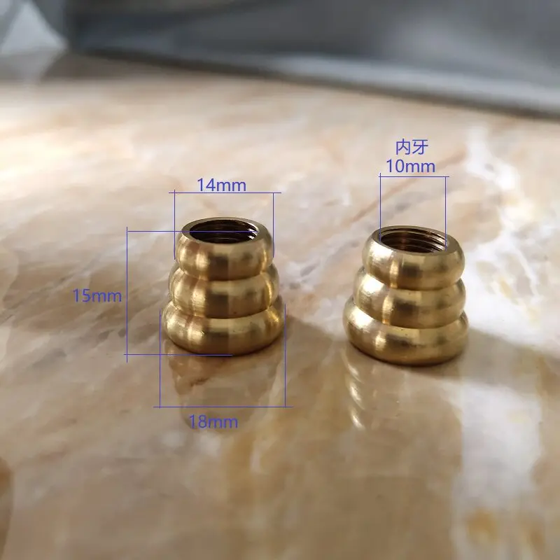 10PCS Copper Material Cone M10 Connector Decorative Lighting Lamp Holder Tube Connector For Desk Lamp DIY Accessories
10PCS Copper Material Cone M10 Connector Decorative Lighting Lamp Holder Tube Connector For Desk Lamp DIY Accessories