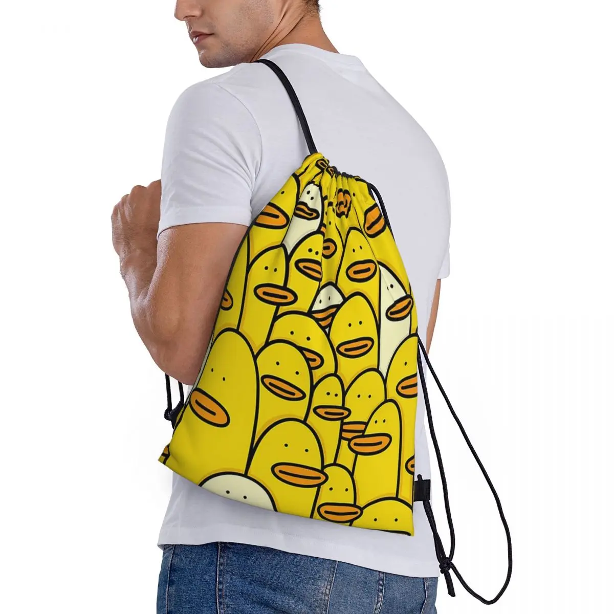 Cartoon Yellow Rubber Duck Pattern (11) Backpacks Portable Drawstring Bundle Pocket Sundries Bag Book Bags for Man Woman School
Cartoon Yellow Rubber Duck Pattern (11) Backpacks Portable Drawstring Bundle Pocket Sundries Bag Book Bags for Man Woman School