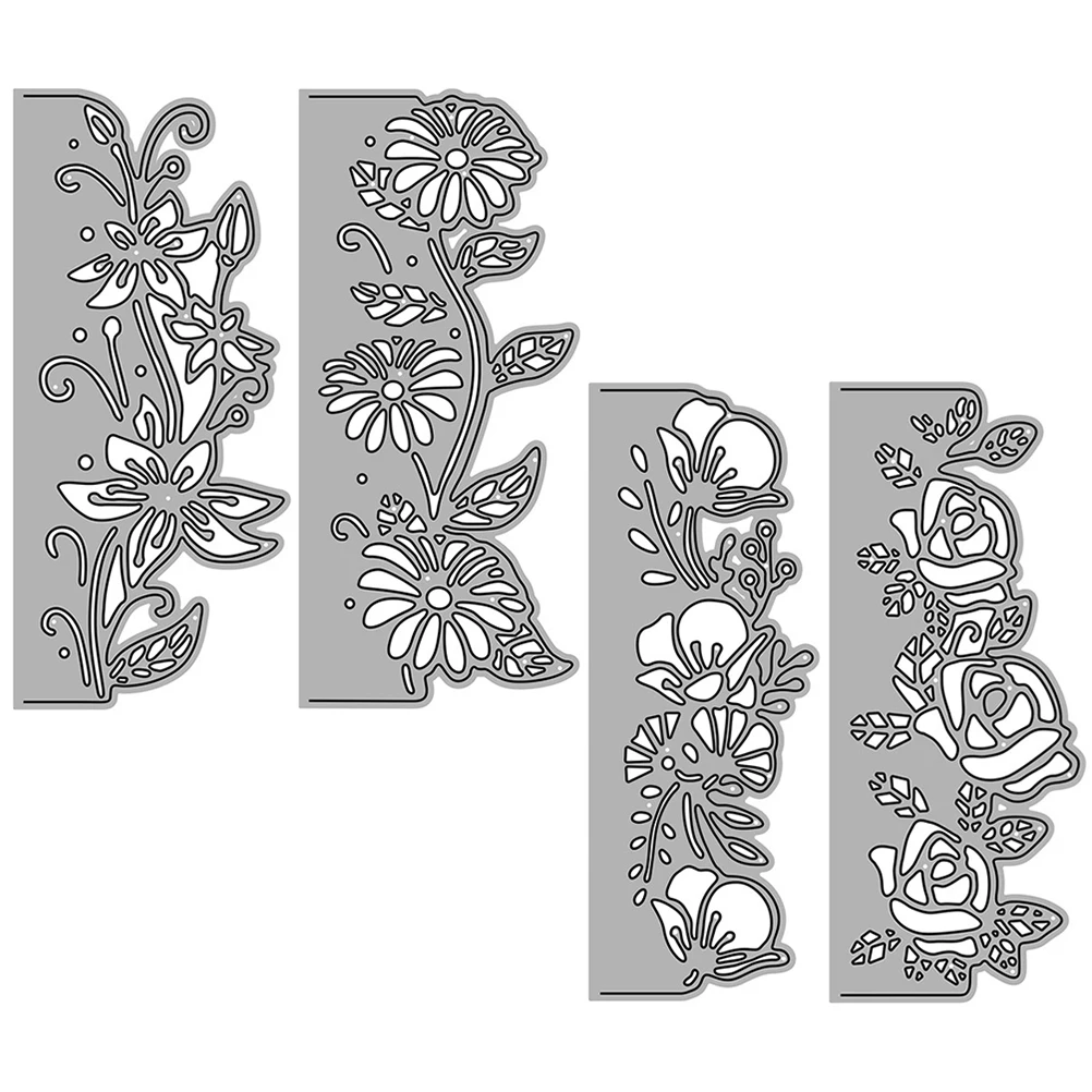 4pcs Elegant Flower Cutting Die Carbon Steel Craft Diy Embossing Stencils Decorative Paper Tool For Card Making Scrapbooking
4pcs Elegant Flower Cutting Die Carbon Steel Craft Diy Embossing Stencils Decorative Paper Tool For Card Making Scrapbooking