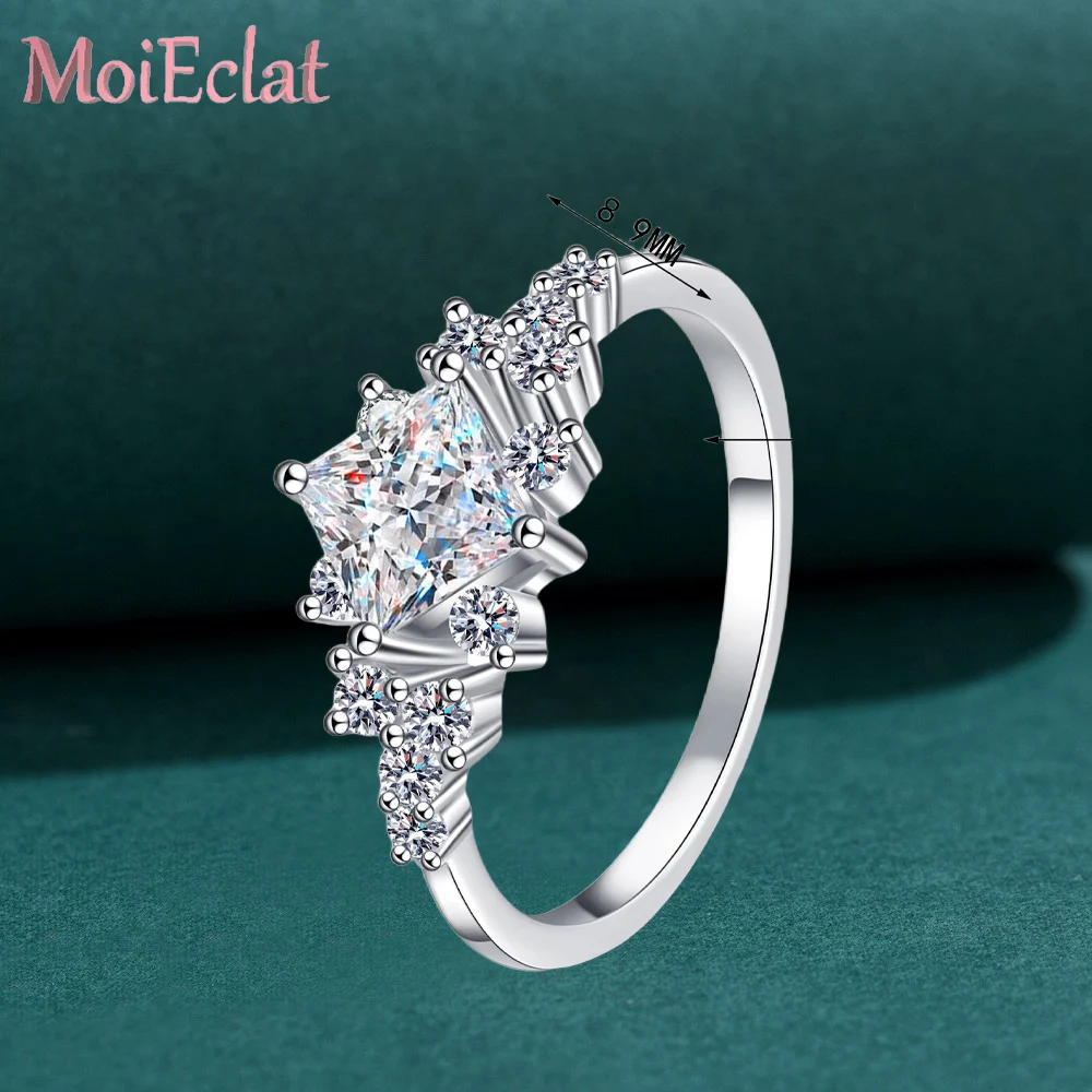 Luxury Square geometry design Stackable 1ct Moissanite Ring for Women, Radiant Platinum Pt950 rings Fine Jewelry GRA Certified
Luxury Square geometry design Stackable 1ct Moissanite Ring for Women, Radiant Platinum Pt950 rings Fine Jewelry GRA Certified