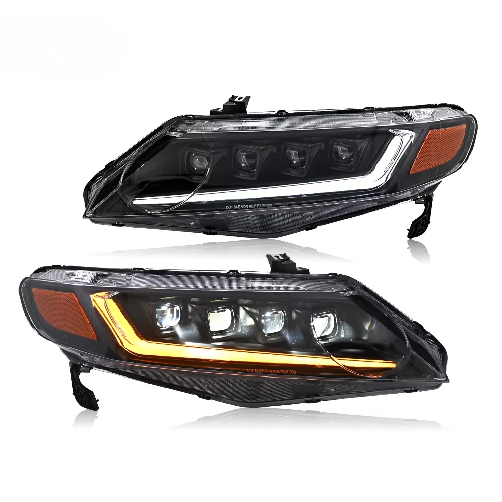 Full LED Headlight for 2006-2011 Honda Civic 4 Door 8Th Gen Headlights Assembly
Full LED Headlight for 2006-2011 Honda Civic 4 Door 8Th Gen Headlights Assembly