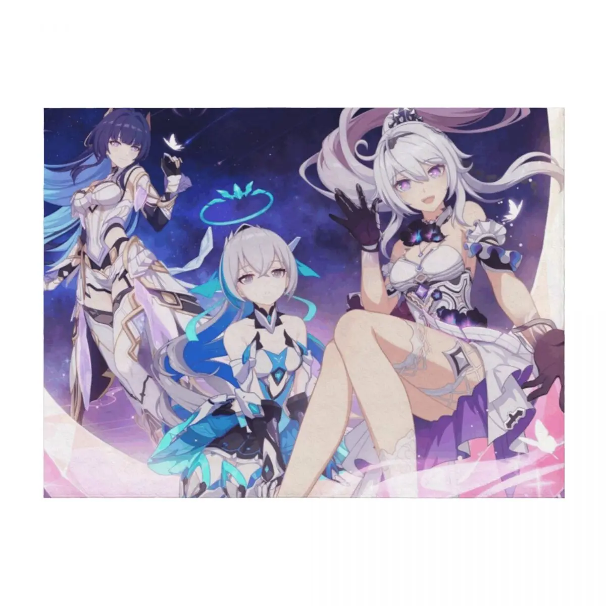 Kiana, Bronya & Mei, Herrschers, Honkai Impact 3rd Throw Blanket Designers Bed linens Decorative Beds Sofa Quilt Blankets
Kiana, Bronya & Mei, Herrschers, Honkai Impact 3rd Throw Blanket Designers Bed linens Decorative Beds Sofa Quilt Blankets