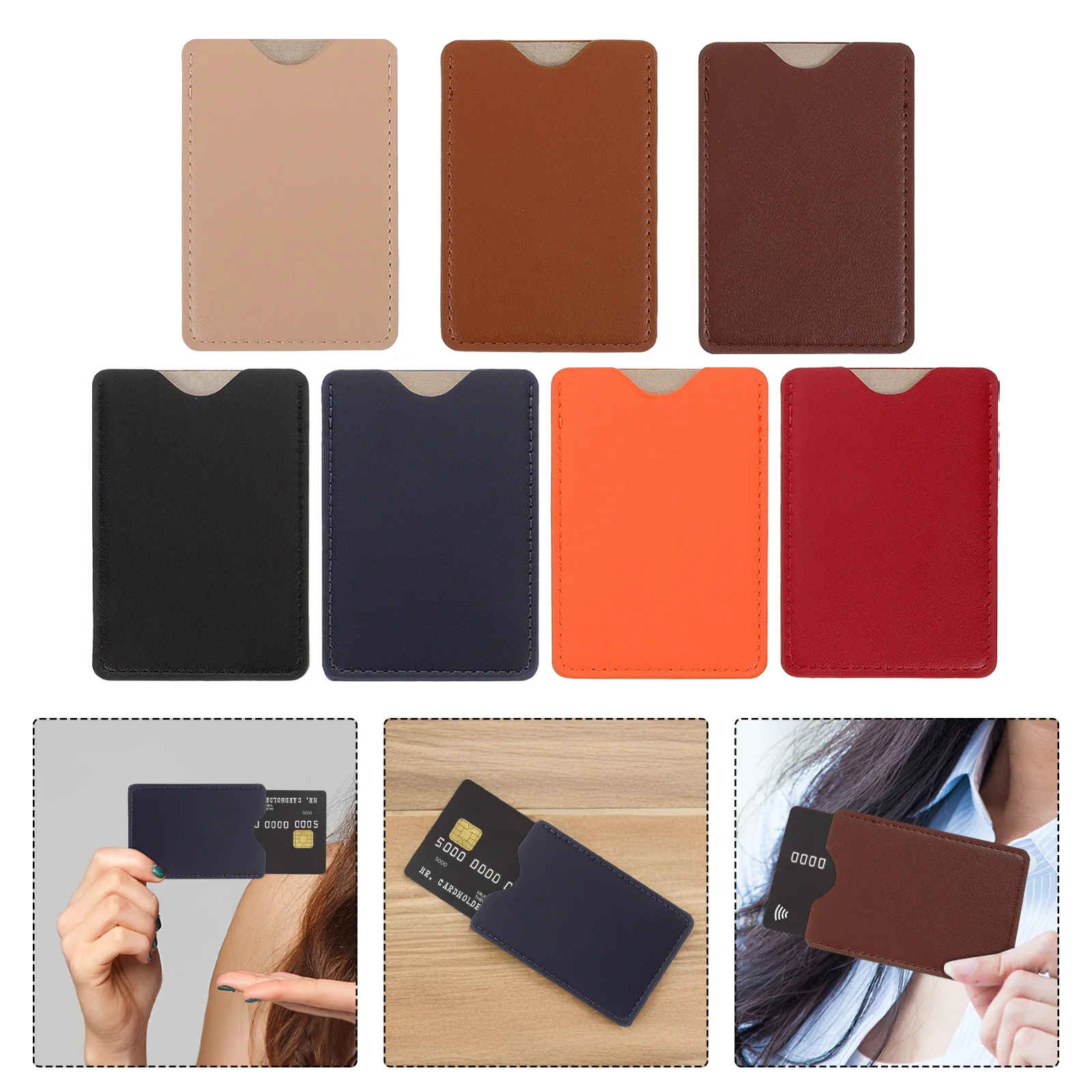 7Pcs PU Card Protector Anti Theft Credit Card Sleeve for Secure Storage of Bank Cards Id Cards Lightweight Travel Friendly
7Pcs PU Card Protector Anti Theft Credit Card Sleeve for Secure Storage of Bank Cards Id Cards Lightweight Travel Friendly