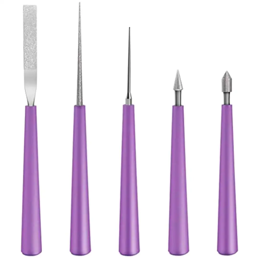 5pcs Diamond Bead Reamer Set Needle File Tools for Jewelry Craft Stone Glass Plastic Beads Hole Enlarging Burrs
5pcs Diamond Bead Reamer Set Needle File Tools for Jewelry Craft Stone Glass Plastic Beads Hole Enlarging Burrs