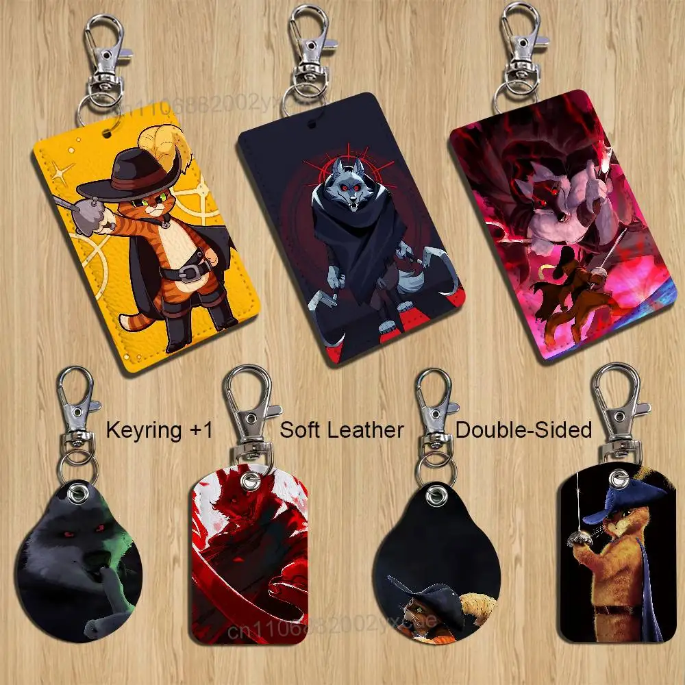 cute The Wolf art Puss in Boots Card Holder With Keychain Executive Protection For Bank Credit Subway Bus Case
cute The Wolf art Puss in Boots Card Holder With Keychain Executive Protection For Bank Credit Subway Bus Case