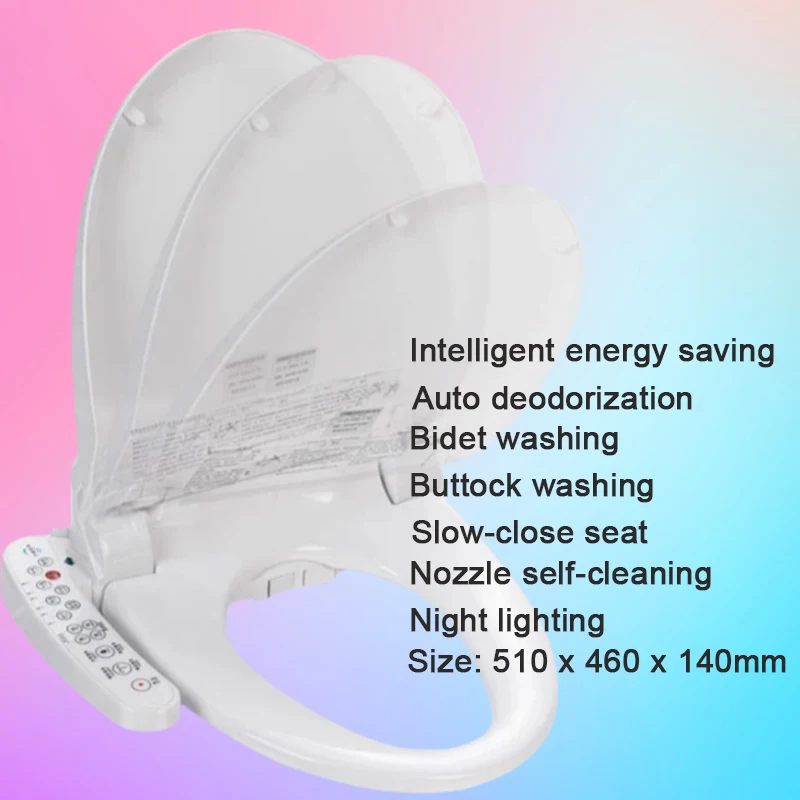 Smart Toilet Bidet Cover Battant Toilette WC Japonais Cuvette Wc Lid Water Jet Drying Toilet Lid with Bidet Tapa WC Inteligente
Smart Toilet Bidet Cover Battant Toilette WC Japonais Cuvette Wc Lid Water Jet Drying Toilet Lid with Bidet Tapa WC Inteligente