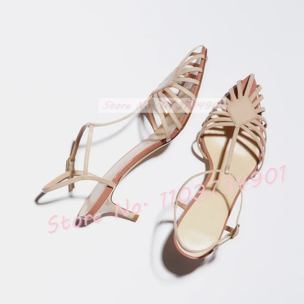 Cage Pointy Toe Med Heels Sandals Ladies Chic Elegant Ankle Strap Sandals Belt Buckle Strap Fashion Party Casual Stiletto Shoes
Cage Pointy Toe Med Heels Sandals Ladies Chic Elegant Ankle Strap Sandals Belt Buckle Strap Fashion Party Casual Stiletto Shoes