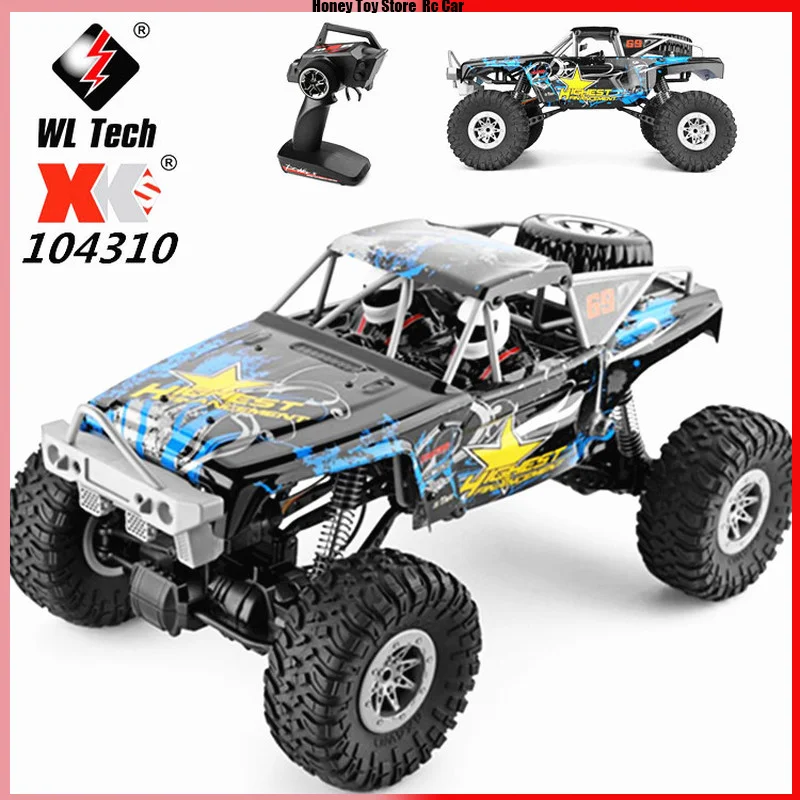 WLtoys 104310 Remote Control Cars 10KM/H 4WD Dual Axle Climbing Vehicle 1:10 2.4G Charging High-speed Off-road Rc Cars Boys Toys
WLtoys 104310 Remote Control Cars 10KM/H 4WD Dual Axle Climbing Vehicle 1:10 2.4G Charging High-speed Off-road Rc Cars Boys Toys
