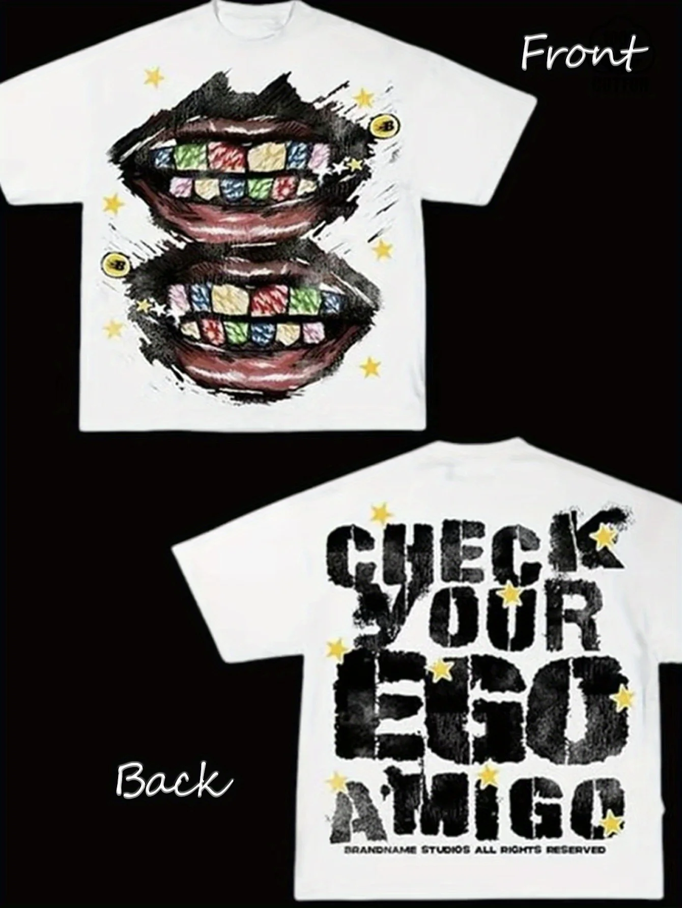 Проверьте свой собственный друг, хлопковая мягкая удобная повседневная футболка унисекс с рисунком, летняя футболка с короткими рукавами, губами и звездами
Проверьте свой собственный друг, хлопковая мягкая удобная повседневная футболка унисекс с рисунком, летняя футболка с короткими рукавами, губами и звездами