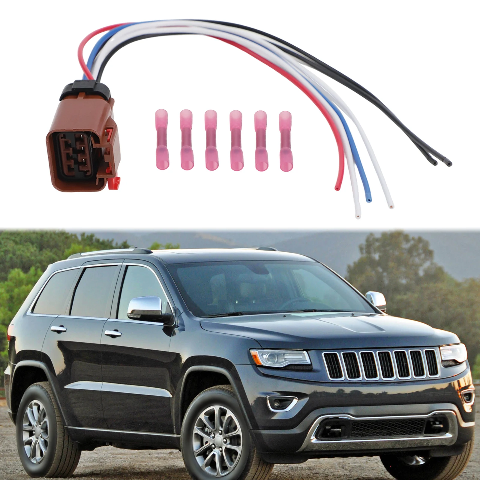 Tail Light Wire Harness Connector 5013984AA 55077347AF for Dodge For Ram 1500 1998 2003 1998 2003 and 2005 2010
Tail Light Wire Harness Connector 5013984AA 55077347AF for Dodge For Ram 1500 1998 2003 1998 2003 and 2005 2010