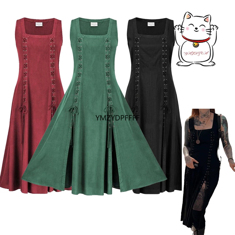 Cotton and linen medieval cosplay Renaissance linen multi-color women's dress Halloween carnival night carnival
Cotton and linen medieval cosplay Renaissance linen multi-color women's dress Halloween carnival night carnival