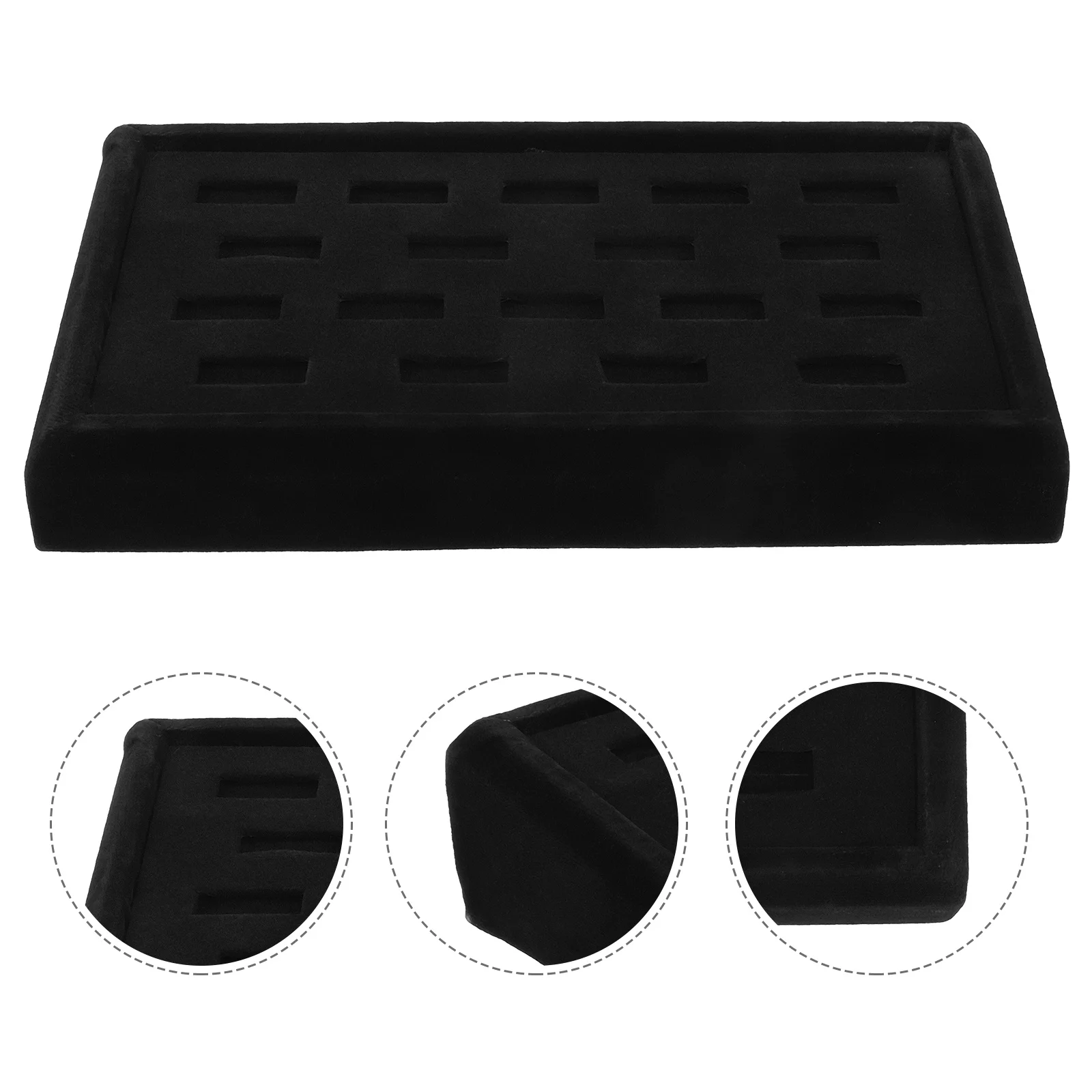 Ring Display Organizer Jewelry Shop 18 Holes Ring Holder Showcase Tray Jewelry Display Organizer Case for Rings Earrings
Ring Display Organizer Jewelry Shop 18 Holes Ring Holder Showcase Tray Jewelry Display Organizer Case for Rings Earrings