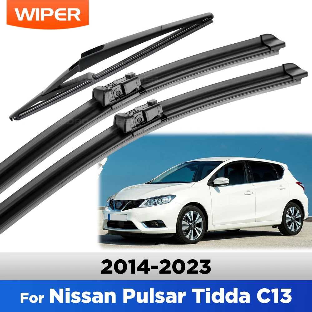 For Nissan Pulsar Tidda C13 2014-2023 2015 2016 Wiper Front & Rear Wiper Blades Windshield Windscreen Window Brushes 26"+14"+12"
For Nissan Pulsar Tidda C13 2014-2023 2015 2016 Wiper Front & Rear Wiper Blades Windshield Windscreen Window Brushes 26"+14"+12"
