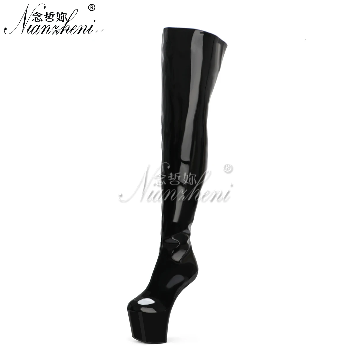 Exotic Over-The-Knee Heel-less Boots 20cm Platform round Toe Gothic Nightclub Crossdresser Sexy Strip Pole Dance 8-Inch
Exotic Over-The-Knee Heel-less Boots 20cm Platform round Toe Gothic Nightclub Crossdresser Sexy Strip Pole Dance 8-Inch
