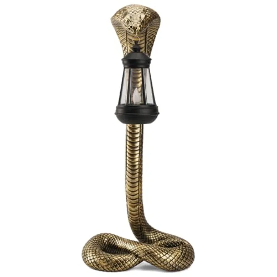 Solar Lantern Outdoor Snake Figurines 19.29'' for Garden Decoration, Yard Art Lawn Ornaments, Porch Patio Balcony Home House -
Solar Lantern Outdoor Snake Figurines 19.29'' for Garden Decoration, Yard Art Lawn Ornaments, Porch Patio Balcony Home House -