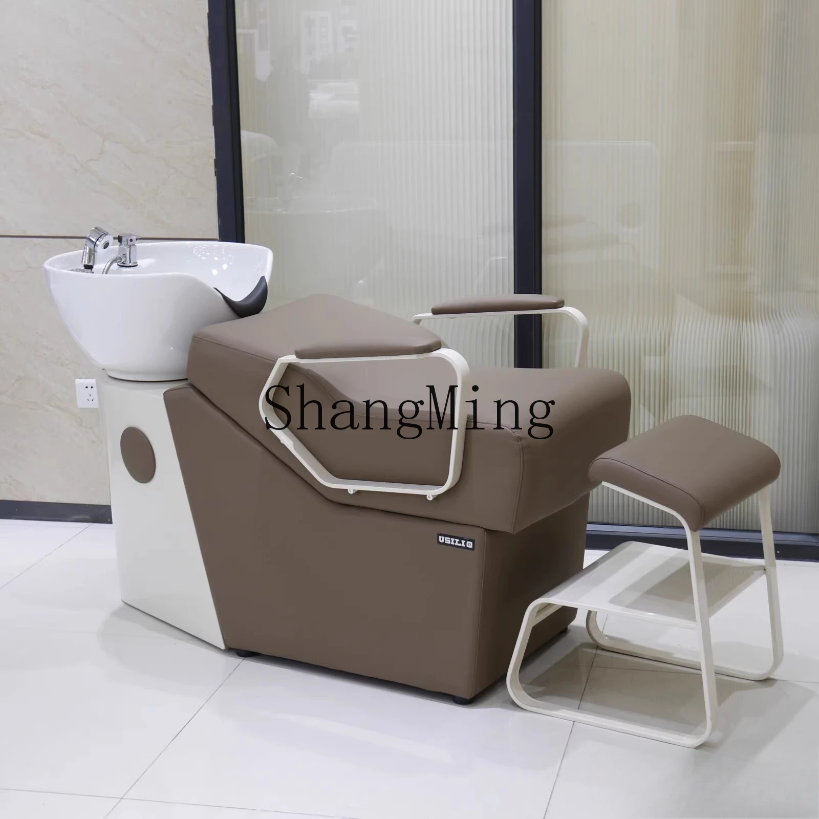 CL new high-end barber shop shampoo flat bed hair salon special with water heater ceramic basin flat lying
CL new high-end barber shop shampoo flat bed hair salon special with water heater ceramic basin flat lying