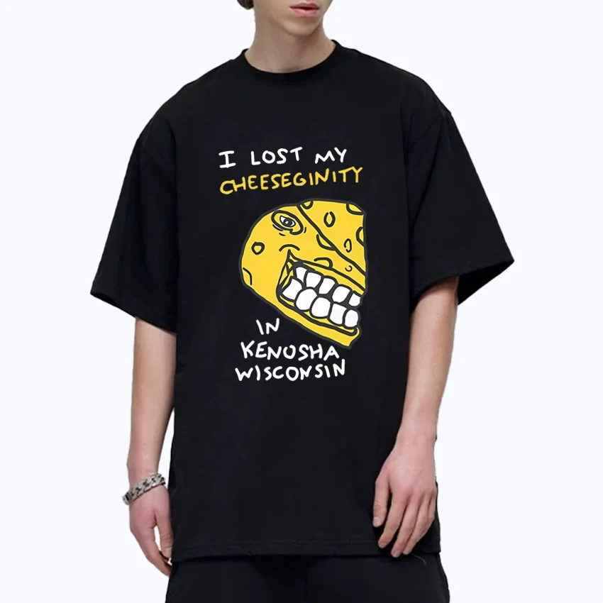 Funny Humor I Lost My Cheeseginity Fashion T Shirt Men Women harajuku Oversized Tops Unisex 100% Cotton short sleeve T-shirts
Funny Humor I Lost My Cheeseginity Fashion T Shirt Men Women harajuku Oversized Tops Unisex 100% Cotton short sleeve T-shirts
