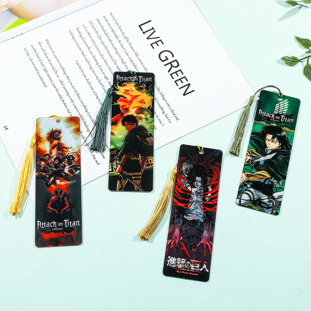 Attack on Titan Anime Bookmarks Fine Tassel Reading Gift for Book Lovers Bookmark Gifts Collectibles for Fans
Attack on Titan Anime Bookmarks Fine Tassel Reading Gift for Book Lovers Bookmark Gifts Collectibles for Fans