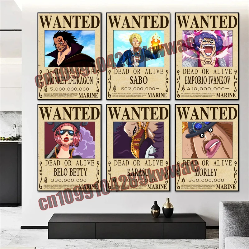 Classic Animation One Piece Navy + Revolutionary Army Reward Order Pictures High-quality Poster Canvas Painting Children's Gifts
Classic Animation One Piece Navy + Revolutionary Army Reward Order Pictures High-quality Poster Canvas Painting Children's Gifts