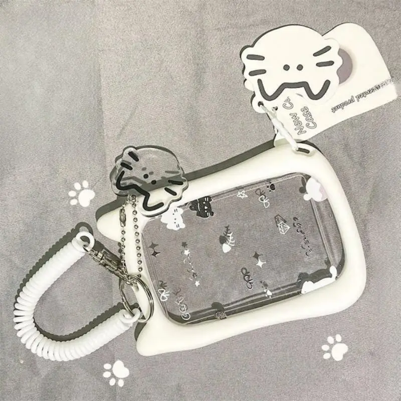 Clear Card Holder Keychain Holder Card Sleeves Water Resistant Bus Card Protectors Credit Card Covers Card Protectors F19E
Clear Card Holder Keychain Holder Card Sleeves Water Resistant Bus Card Protectors Credit Card Covers Card Protectors F19E