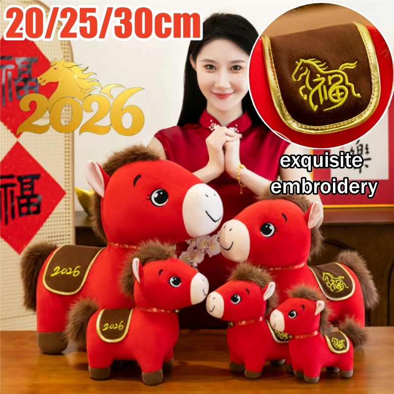 2026 Lunar New Year Horse Plush Doll Festive Stuffed Animal Toy Symbolizes Luck And Success Ideal Holiday Season Present
2026 Lunar New Year Horse Plush Doll Festive Stuffed Animal Toy Symbolizes Luck And Success Ideal Holiday Season Present