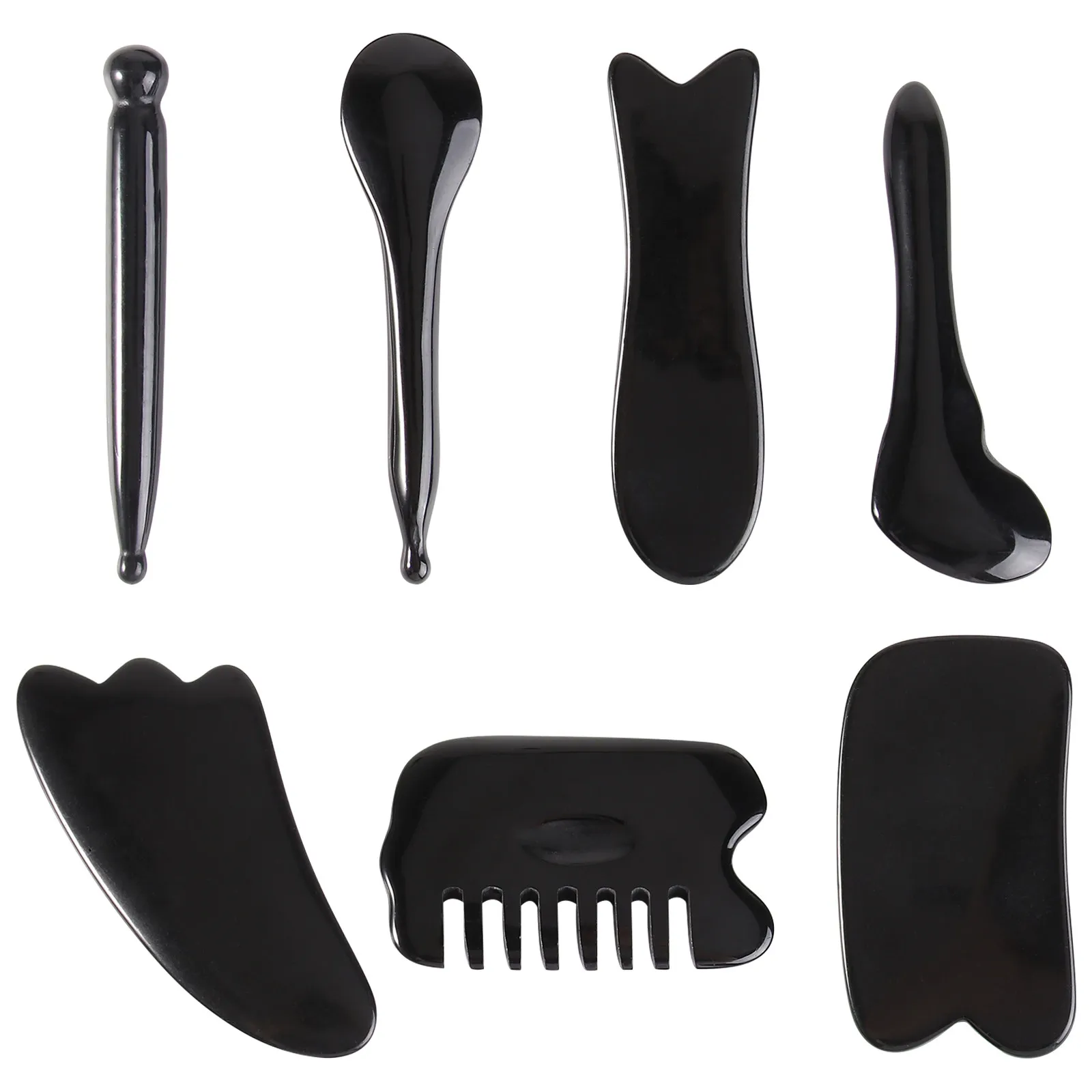 1Set Durable Resin Massage Scrapers Set for Muscle Recovery Pain Relief Meridian Therapy Beauty Massagers Resin Scraping Rod
1Set Durable Resin Massage Scrapers Set for Muscle Recovery Pain Relief Meridian Therapy Beauty Massagers Resin Scraping Rod
