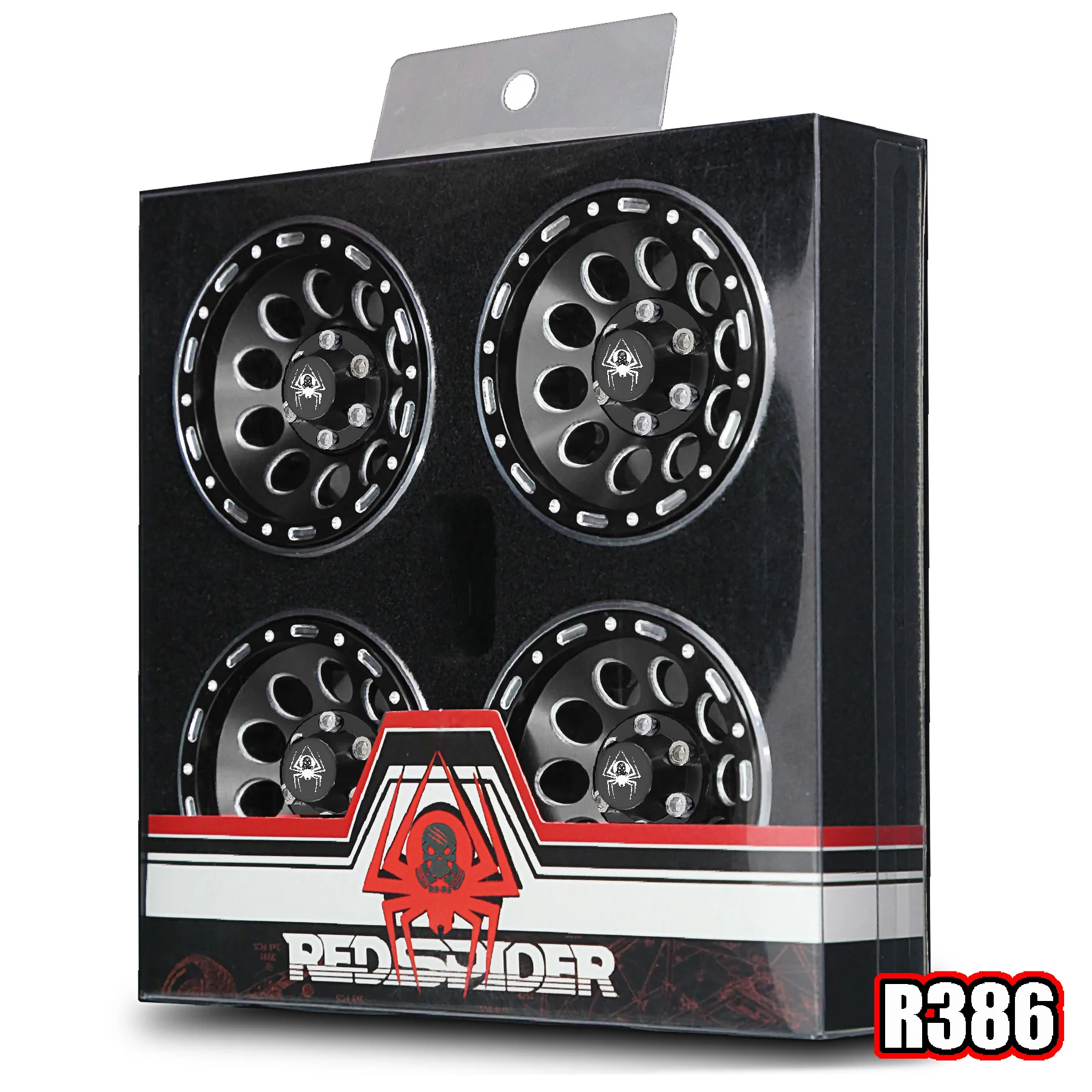 RED SPIDER 4Pcs 1.9 Beadlock Wheels for 1/10 RC Crawler - Compatible with Axial SCX10, Wraith, TRX4, TRX6, D90, Tamiya, Capra
RED SPIDER 4Pcs 1.9 Beadlock Wheels for 1/10 RC Crawler - Compatible with Axial SCX10, Wraith, TRX4, TRX6, D90, Tamiya, Capra