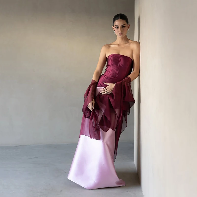 Thinyfull 2026 Mermaid Prom Dresses Women Strapless Satin Scarf Evening Dress Formal Night Cocktail Party Prom Gowns Customized
Thinyfull 2026 Mermaid Prom Dresses Women Strapless Satin Scarf Evening Dress Formal Night Cocktail Party Prom Gowns Customized
