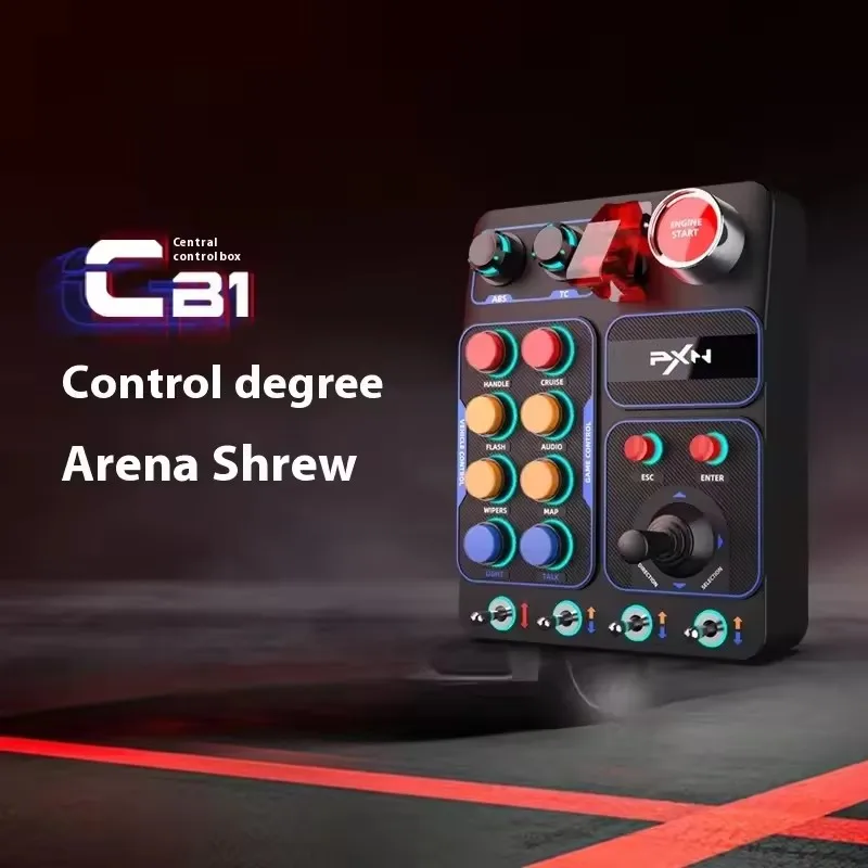 CB1 Racing Simulator Central Control Box Multifunctional Buttons RGB Lighting Effects Joystick European Truck Driving Simulation
CB1 Racing Simulator Central Control Box Multifunctional Buttons RGB Lighting Effects Joystick European Truck Driving Simulation