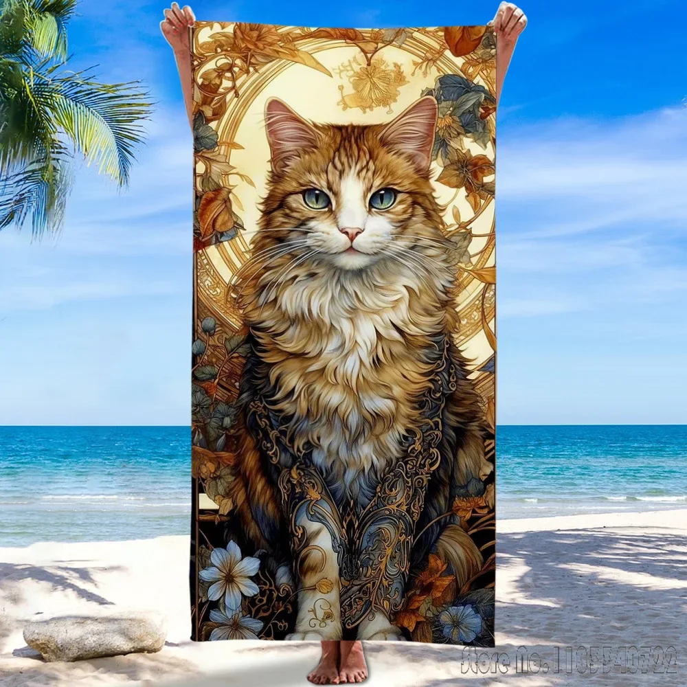 New personalized cat print Bath Towels Microfiber Beach Swimming Towel Decor for Kids Gift 75x150cm
New personalized cat print Bath Towels Microfiber Beach Swimming Towel Decor for Kids Gift 75x150cm