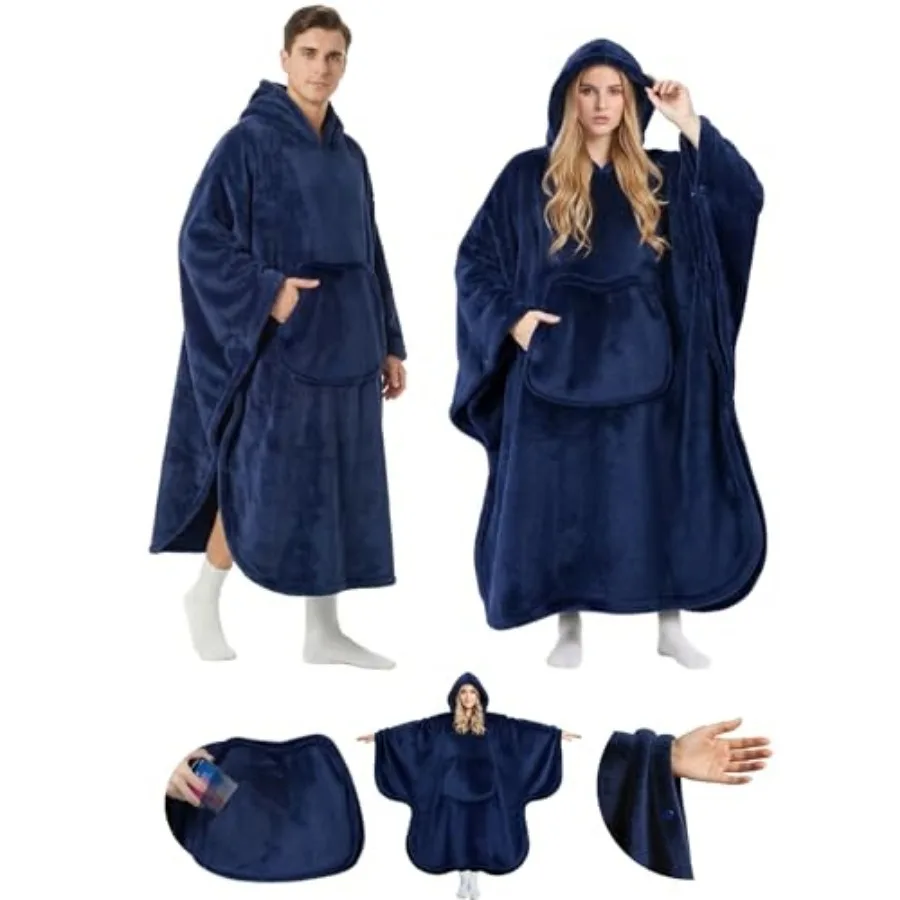 Butterfly Wearable Blanket Hoodie for Women, 320GSM Premium Micro-Flannel Oversized Sweatshirt Blanket with Snap-Button Sleeves
Butterfly Wearable Blanket Hoodie for Women, 320GSM Premium Micro-Flannel Oversized Sweatshirt Blanket with Snap-Button Sleeves