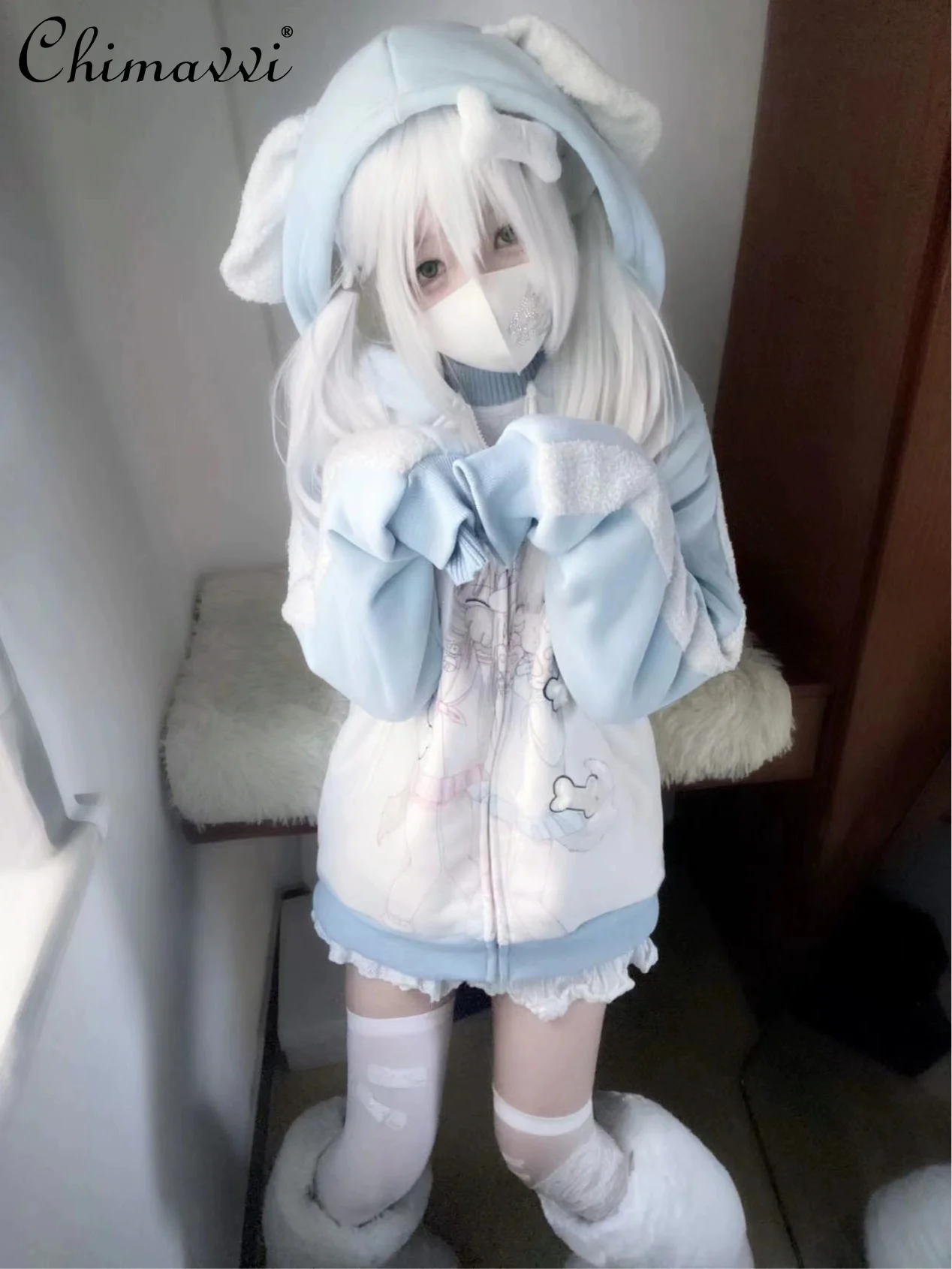 Оригинальная куртка Kawaii 2024, весна и осень, новая японская новая мода с рукавами до плеч, акварельная розовая куртка с 2D капюшоном, топ
Оригинальная куртка Kawaii 2024, весна и осень, новая японская новая мода с рукавами до плеч, акварельная розовая куртка с 2D капюшоном, топ