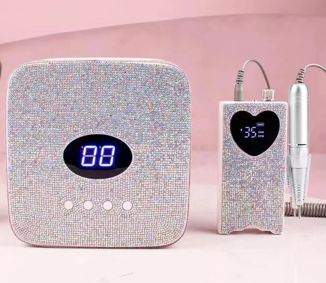 Factory Custom Bling Manicure Nail Polish Dryer Rhinestone Lamps UV Led Lamp And Drill Supplies Sets
Factory Custom Bling Manicure Nail Polish Dryer Rhinestone Lamps UV Led Lamp And Drill Supplies Sets