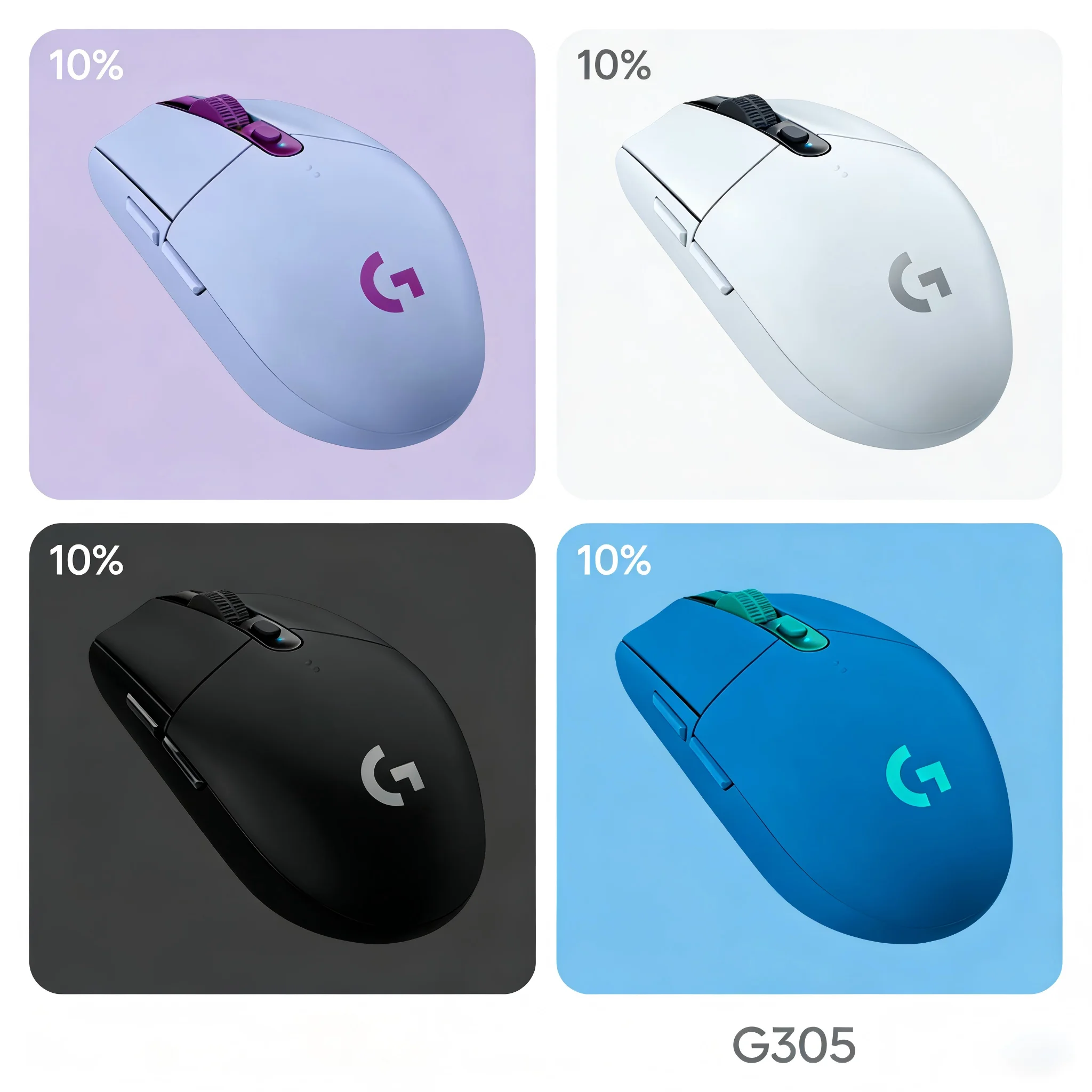 Logitech G304/G305 - 250-Hour Battery Mouse Special Offer
Logitech G304/G305 - 250-Hour Battery Mouse Special Offer