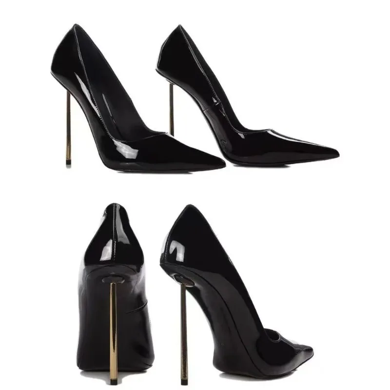 Designer Women's Leather High Heels Luxury High Heels Black Pointed Pumps Elegant Slim High Heels Women's Party Shoes
Designer Women's Leather High Heels Luxury High Heels Black Pointed Pumps Elegant Slim High Heels Women's Party Shoes