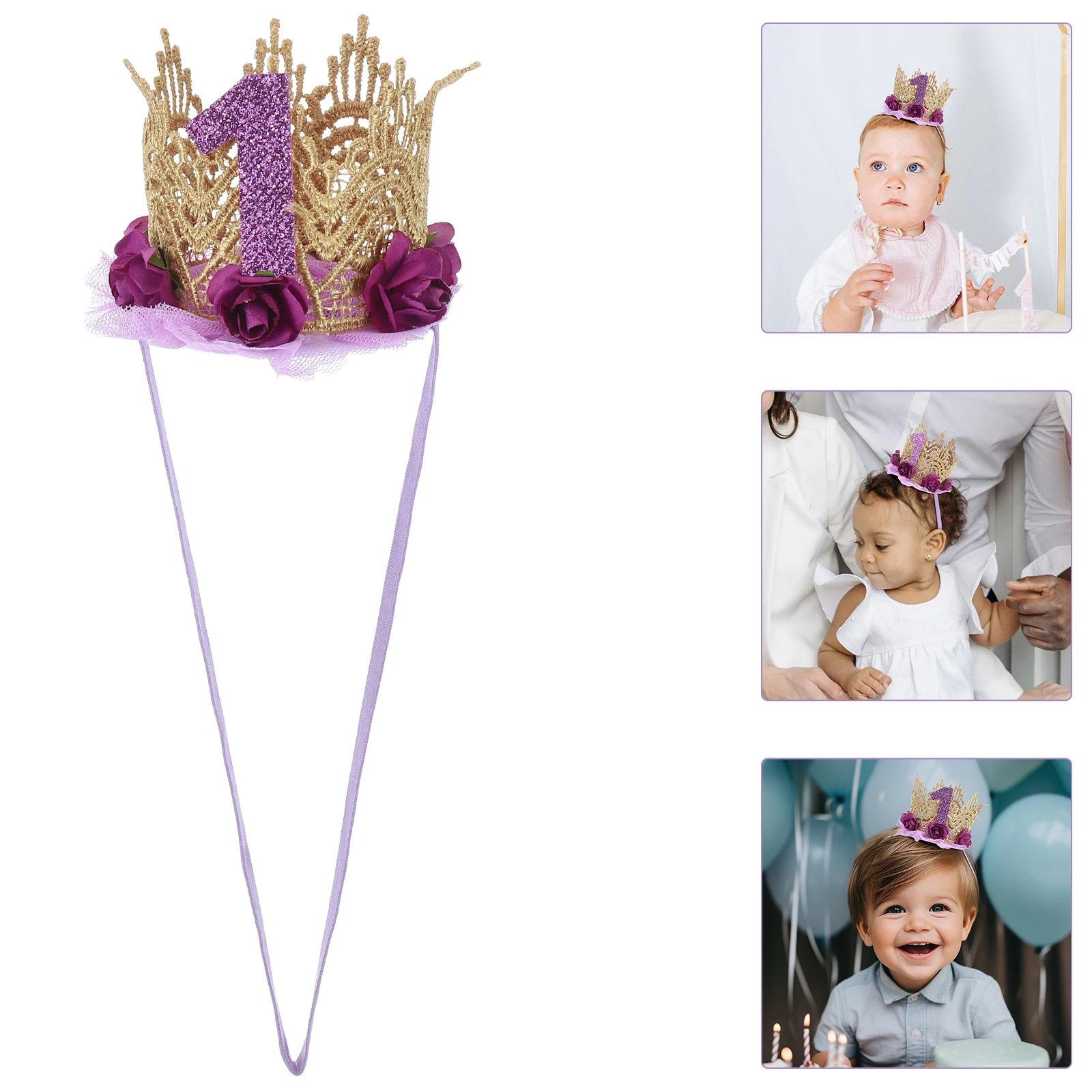 Crown Headband for Kids Girls Hair Accessories Ideal for First Birthday Party Toddler Tiara Newborn Crown Easy to Fix
Crown Headband for Kids Girls Hair Accessories Ideal for First Birthday Party Toddler Tiara Newborn Crown Easy to Fix